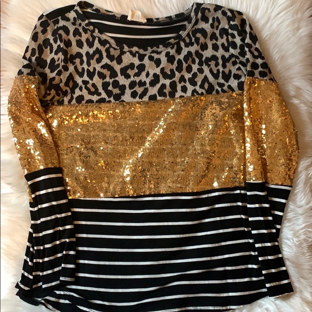 Color block top